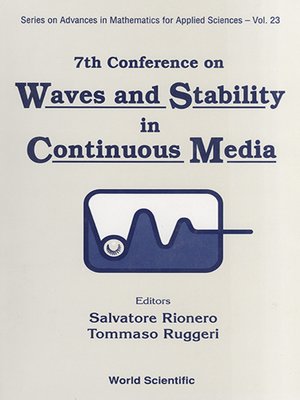 cover image of Waves and Stability In Continuous Media--Proceedings of the Vii Conference